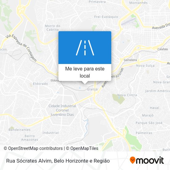 Rua Sócrates Alvim mapa