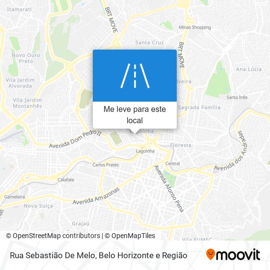 Rua Sebastião De Melo mapa