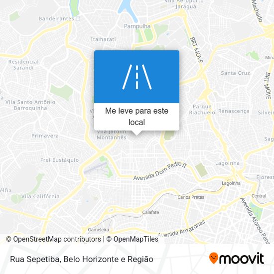 Rua Sepetiba mapa