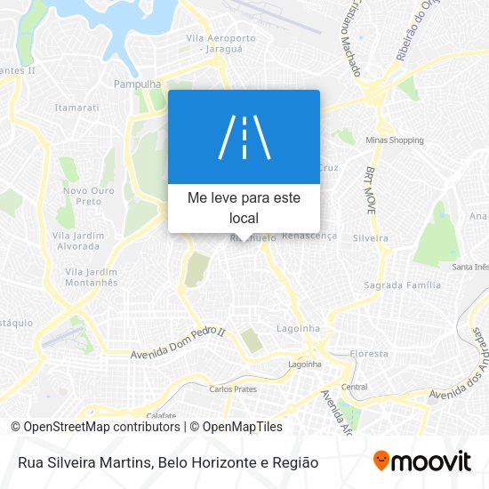 Rua Silveira Martins mapa
