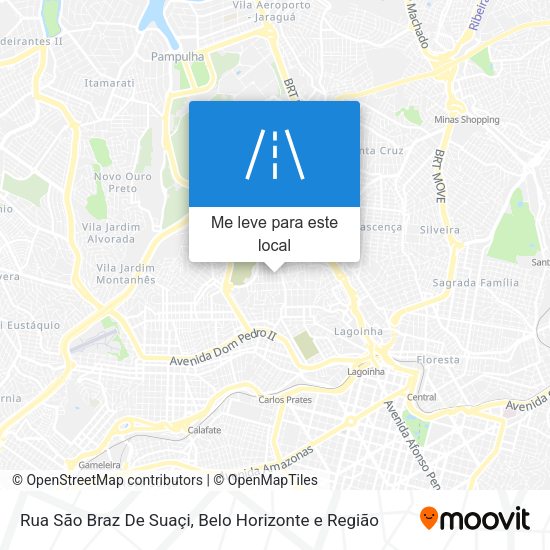 Rua São Braz De Suaçi mapa