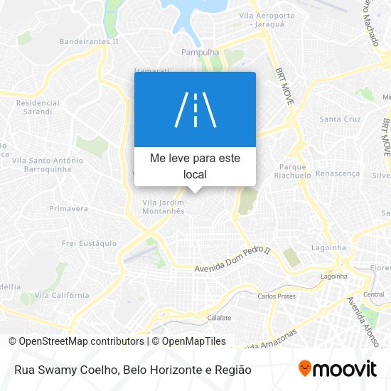 Rua Swamy Coelho mapa