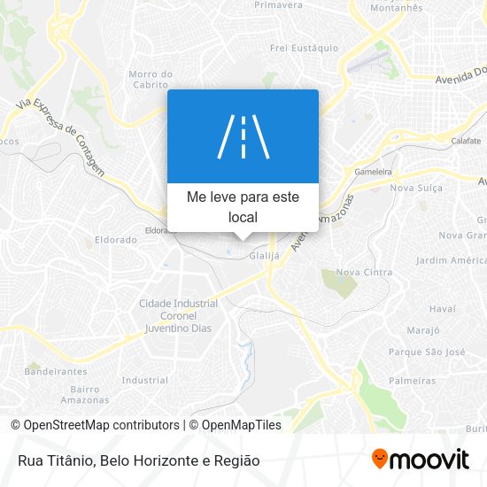 Rua Titânio mapa