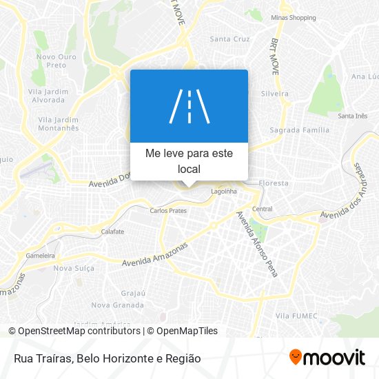 Rua Traíras mapa