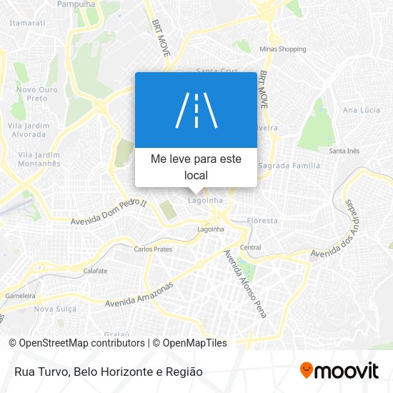 Rua Turvo mapa