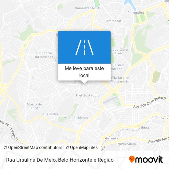 Rua Ursulina De Melo mapa