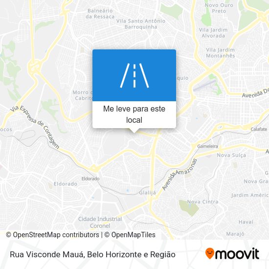 Rua Visconde Mauá mapa