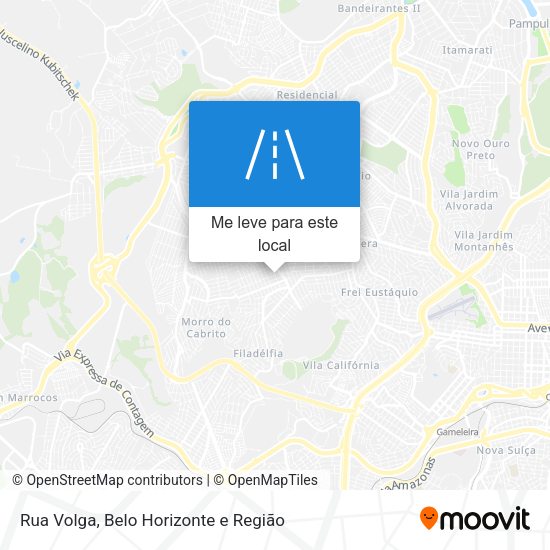 Rua Volga mapa