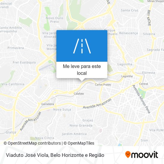 Viaduto José Viola mapa