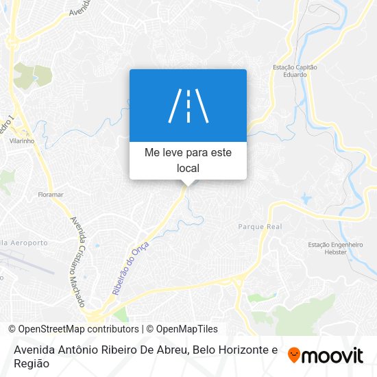 Avenida Antônio Ribeiro De Abreu mapa