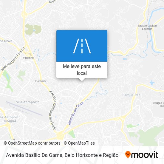 Avenida Basílio Da Gama mapa