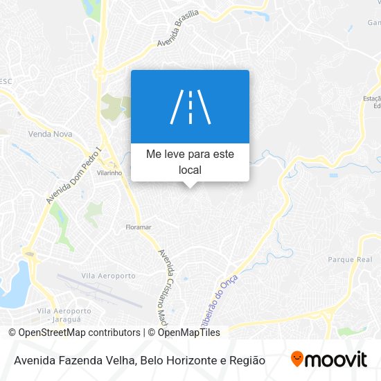 Avenida Fazenda Velha mapa