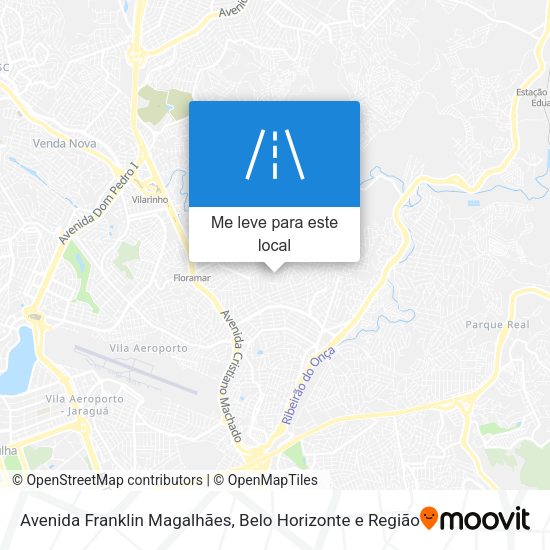Avenida Franklin Magalhães mapa