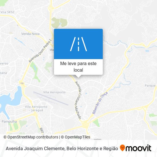 Avenida Joaquim Clemente mapa