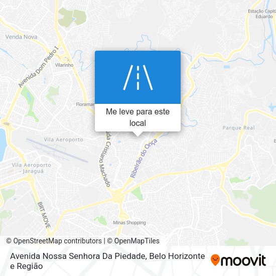 Avenida Nossa Senhora Da Piedade mapa