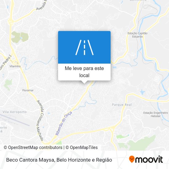 Beco Cantora Maysa mapa