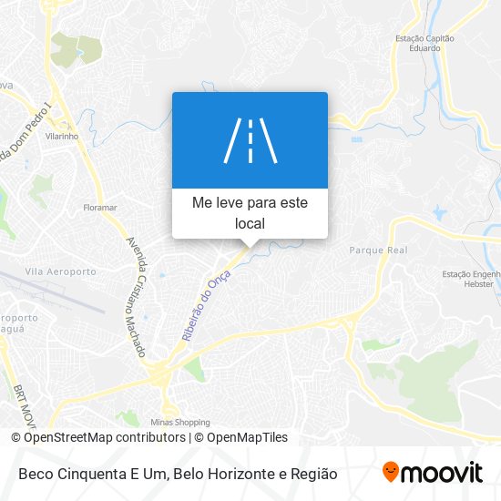 Beco Cinquenta E Um mapa