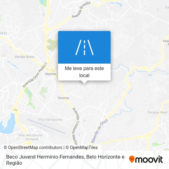Beco Juvenil Herminio Fernandes mapa