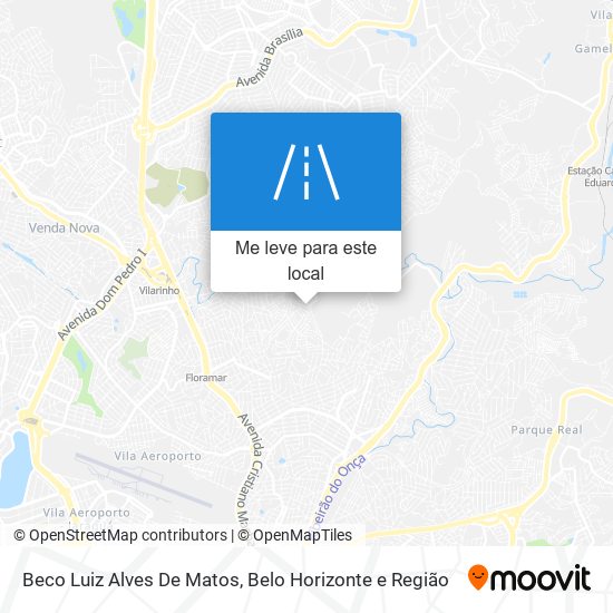 Beco Luiz Alves De Matos mapa