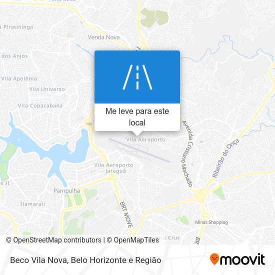 Beco Vila Nova mapa