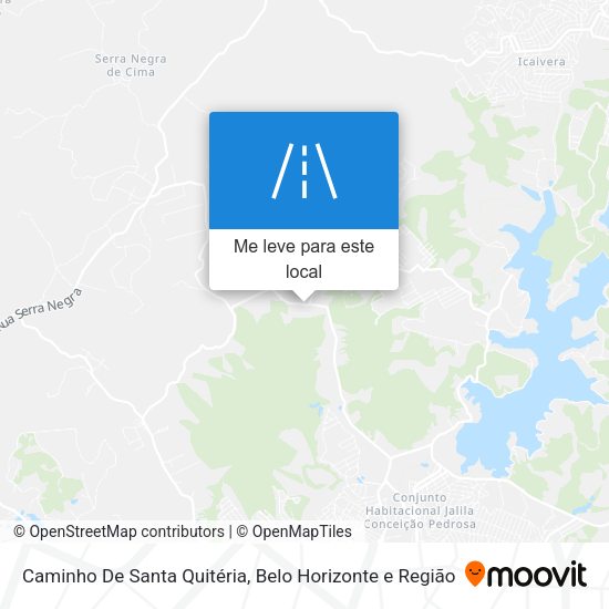 Caminho De Santa Quitéria mapa