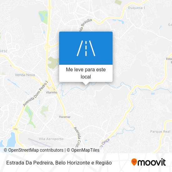 Estrada Da Pedreira mapa
