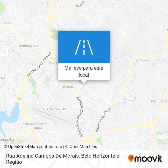 Rua Adelina Campos De Morais mapa