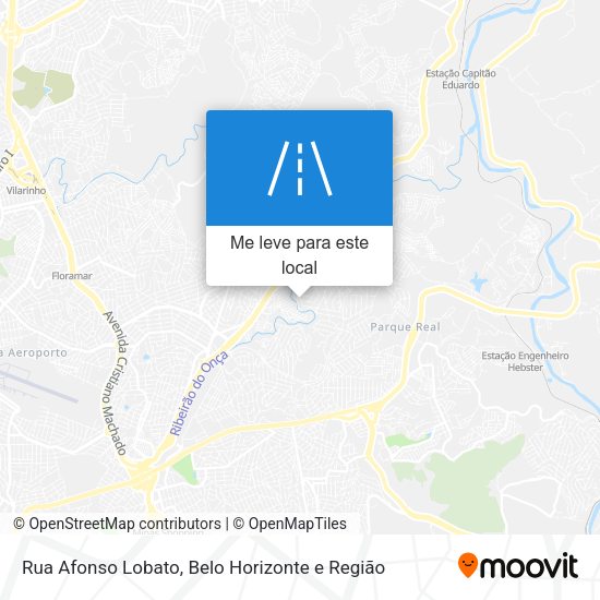 Rua Afonso Lobato mapa