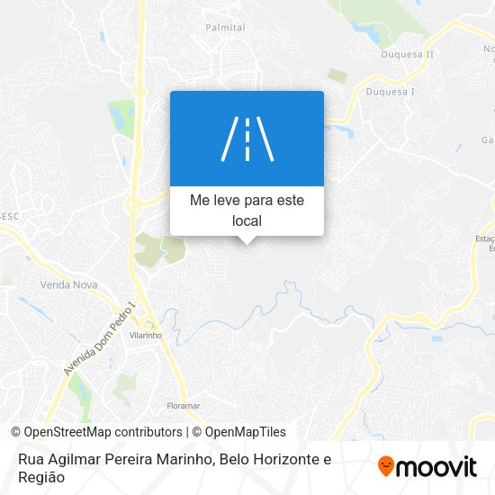 Rua Agilmar Pereira Marinho mapa