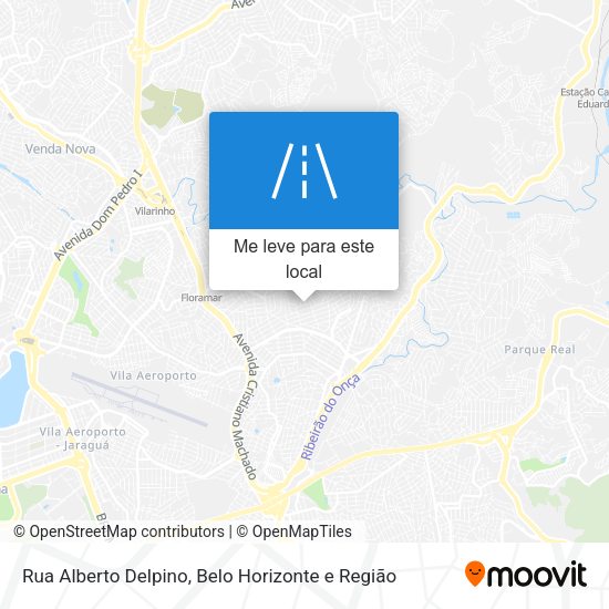 Rua Alberto Delpino mapa