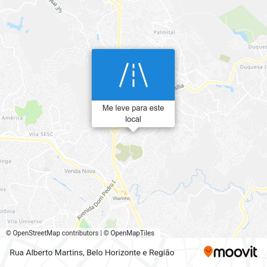 Rua Alberto Martins mapa