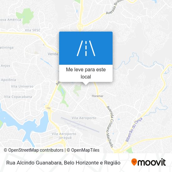 Rua Alcindo Guanabara mapa