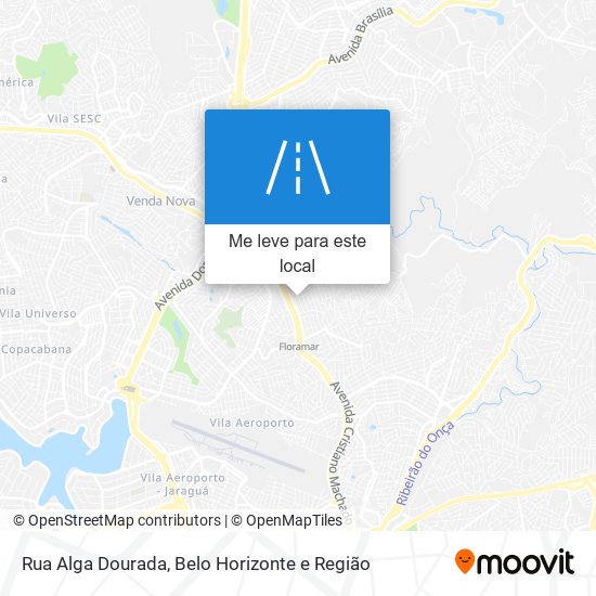 Rua Alga Dourada mapa