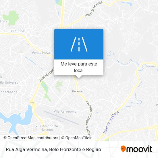 Rua Alga Vermelha mapa
