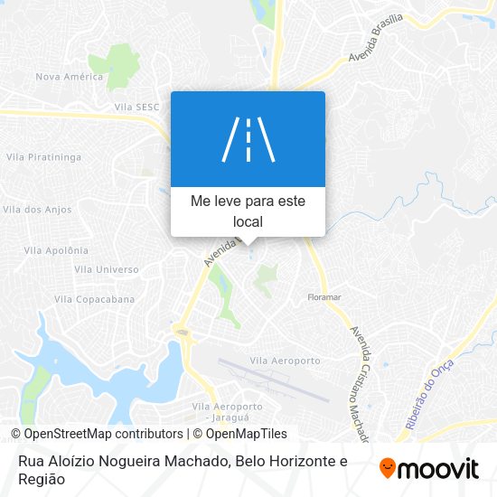 Rua Aloízio Nogueira Machado mapa