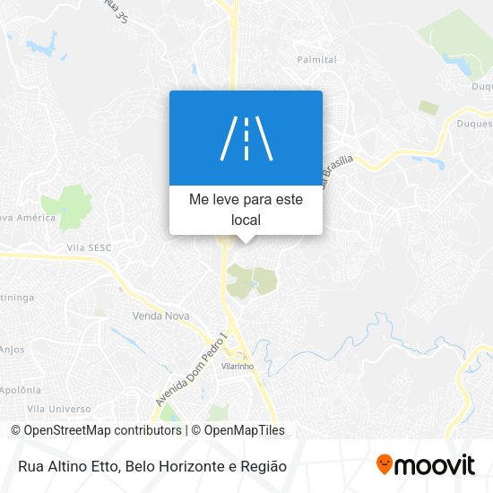 Rua Altino Etto mapa