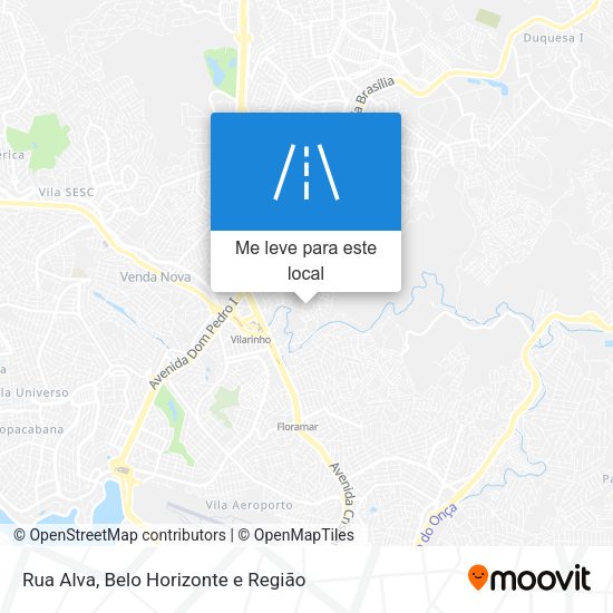 Rua Alva mapa