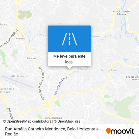 Rua Amélia Carneiro Mendonça mapa