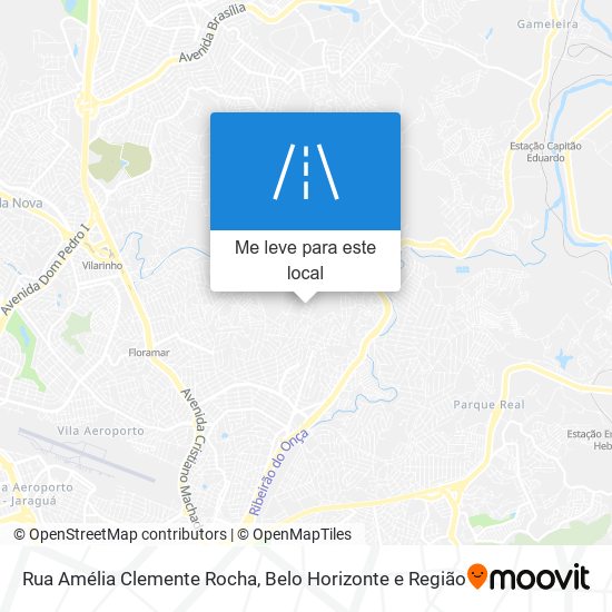 Rua Amélia Clemente Rocha mapa