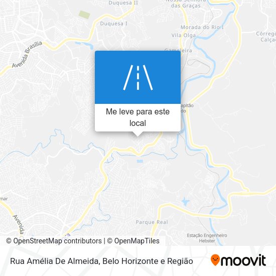 Rua Amélia De Almeida mapa