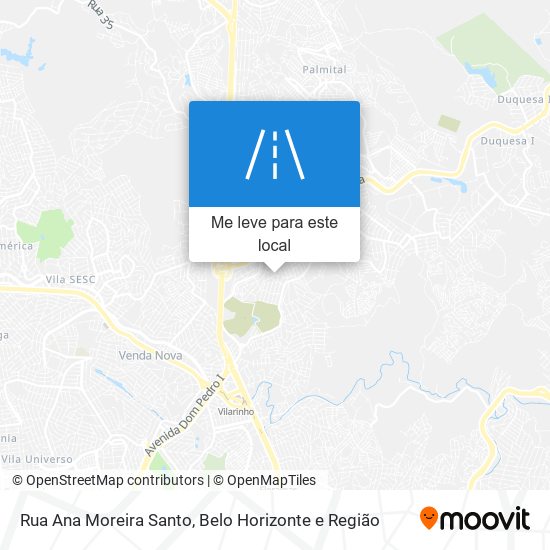 Rua Ana Moreira Santo mapa