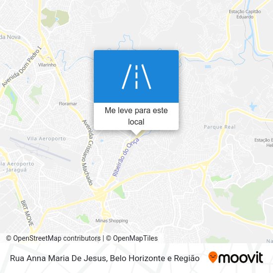 Rua Anna Maria De Jesus mapa