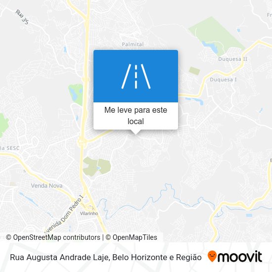 Rua Augusta Andrade Laje mapa