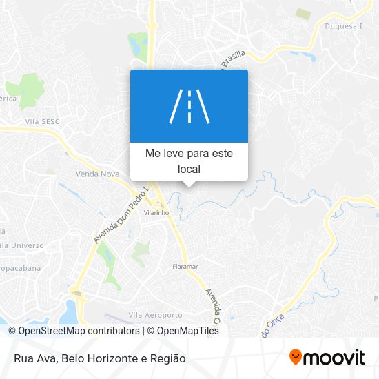 Rua Ava mapa