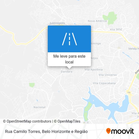 Rua Camilo Torres mapa