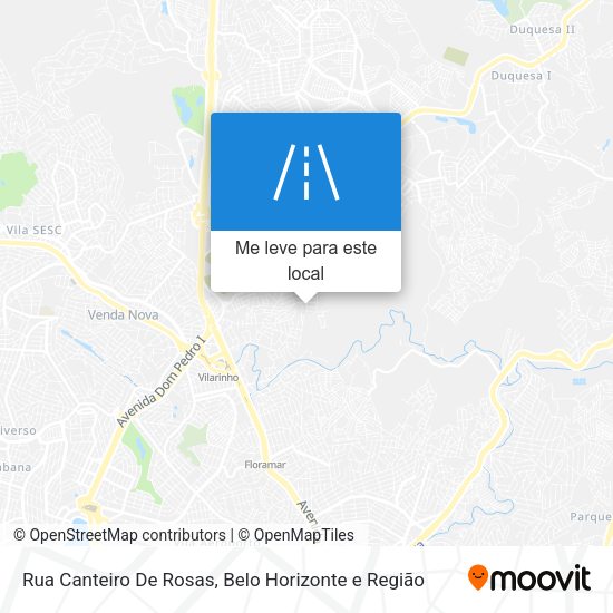 Rua Canteiro De Rosas mapa