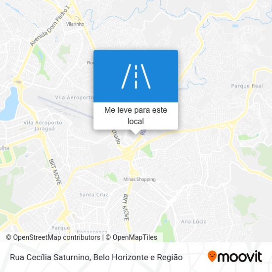Rua Cecília Saturnino mapa