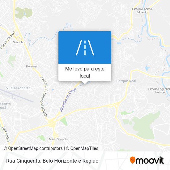 Rua Cinquenta mapa