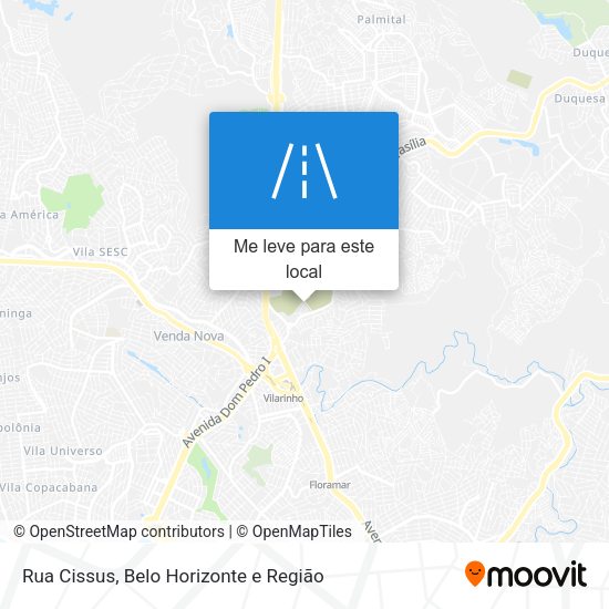 Rua Cissus mapa