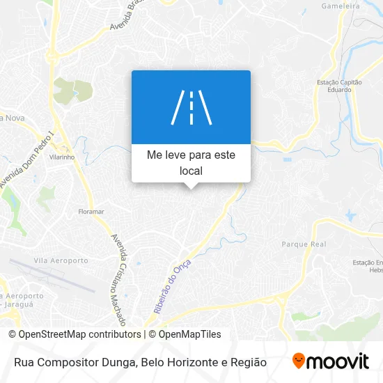 Rua Compositor Dunga mapa